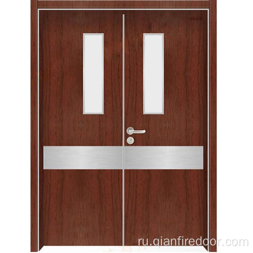 Современная дизайнерская передняя внутренняя деревянная больничная дверь